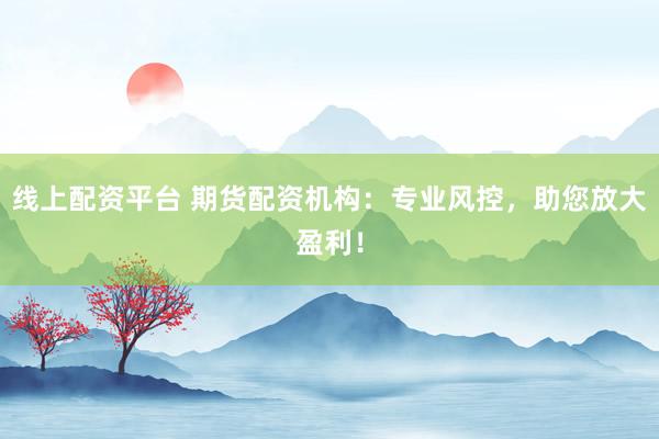 线上配资平台 期货配资机构：专业风控，助您放大盈利！
